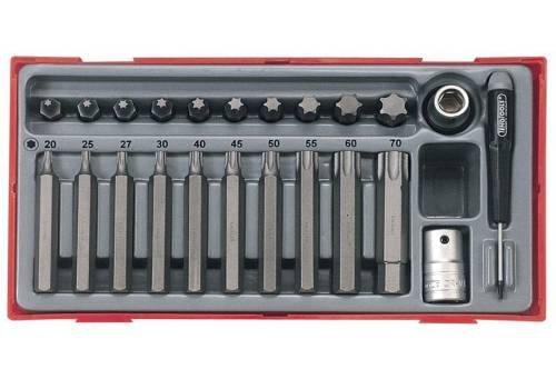 TENG TOOL SOCKET SET 1/2" DR TX BIT 23PCS