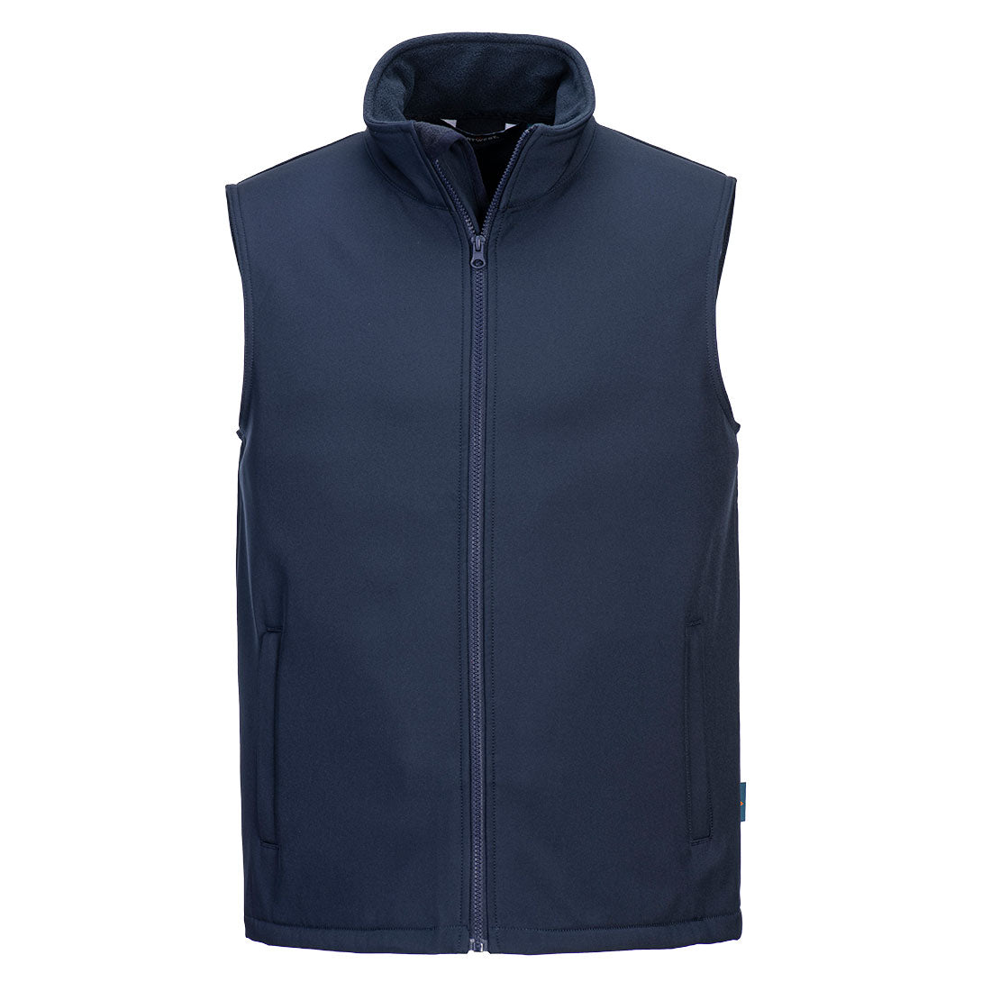 PORTWEST PRINT & PROMO SOFTSHELL GILET NAVY MEDIUM