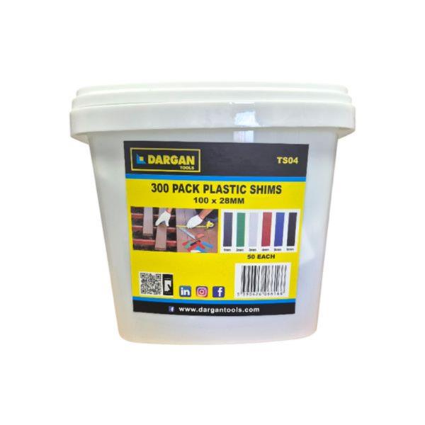 DARGAN ASSORTED 300 PACK PLASTIC SHIMS