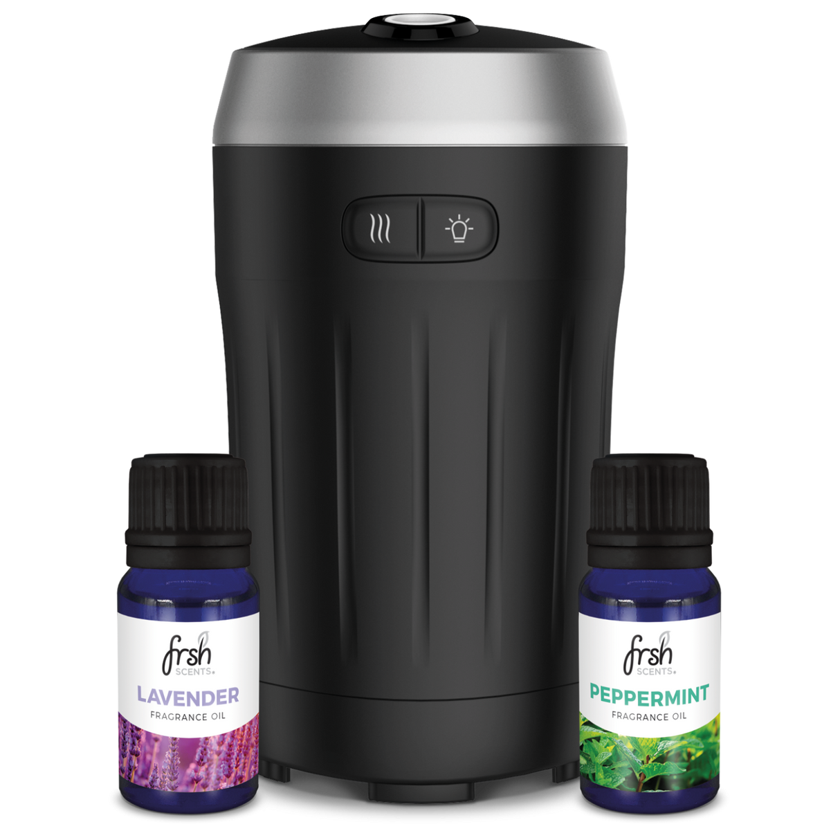 AIR FRESHENERS ULTRASONIC DIFFUSER WITH 2 OILS PEPPERMINT/LAVENDER