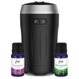AIR FRESHENERS ULTRASONIC DIFFUSER WITH 2 OILS PEPPERMINT/LAVENDER