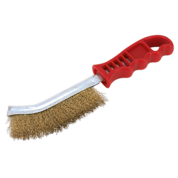 SEALEY - WIRE BRUSH BRASSED STEEL PI