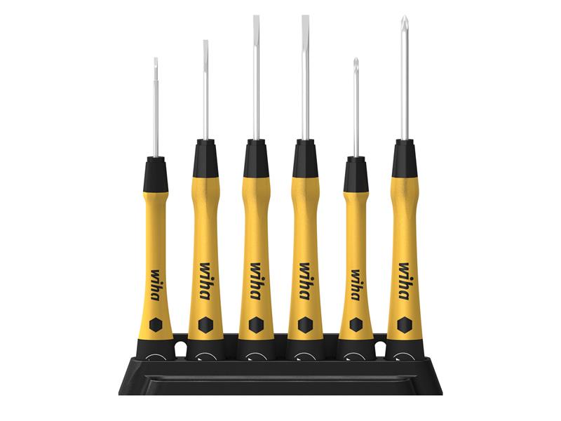 Wiha PicoFinish® SL/PH Fine ESD Screwdriver Set, 7 Piece