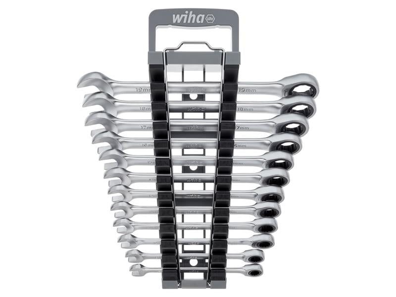 Wiha Ring Ratchet Spanner Set, 12 Piece