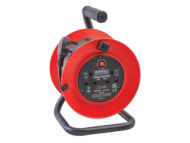 FAITHFULL 20M CABLE REEL