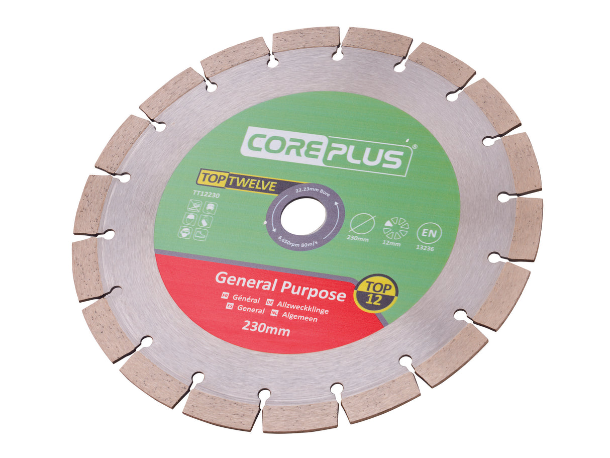 COREPLUS DIAMOND BLADE - 230MM TWIN PACK