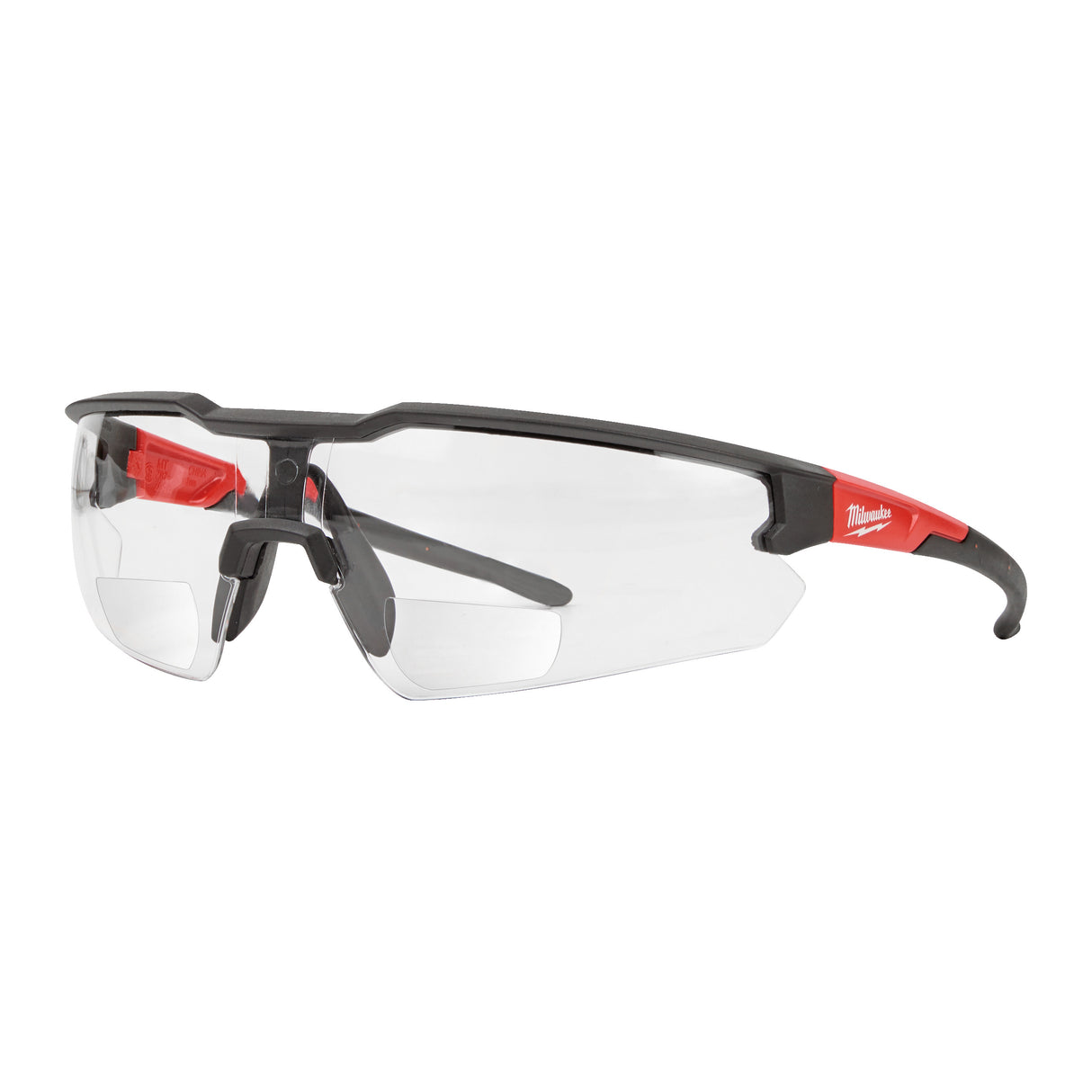 MILWAUKEE  FOG FREE CLEAR SAFETY GLASSES WITH +1.5 CORRECTIVE LENS