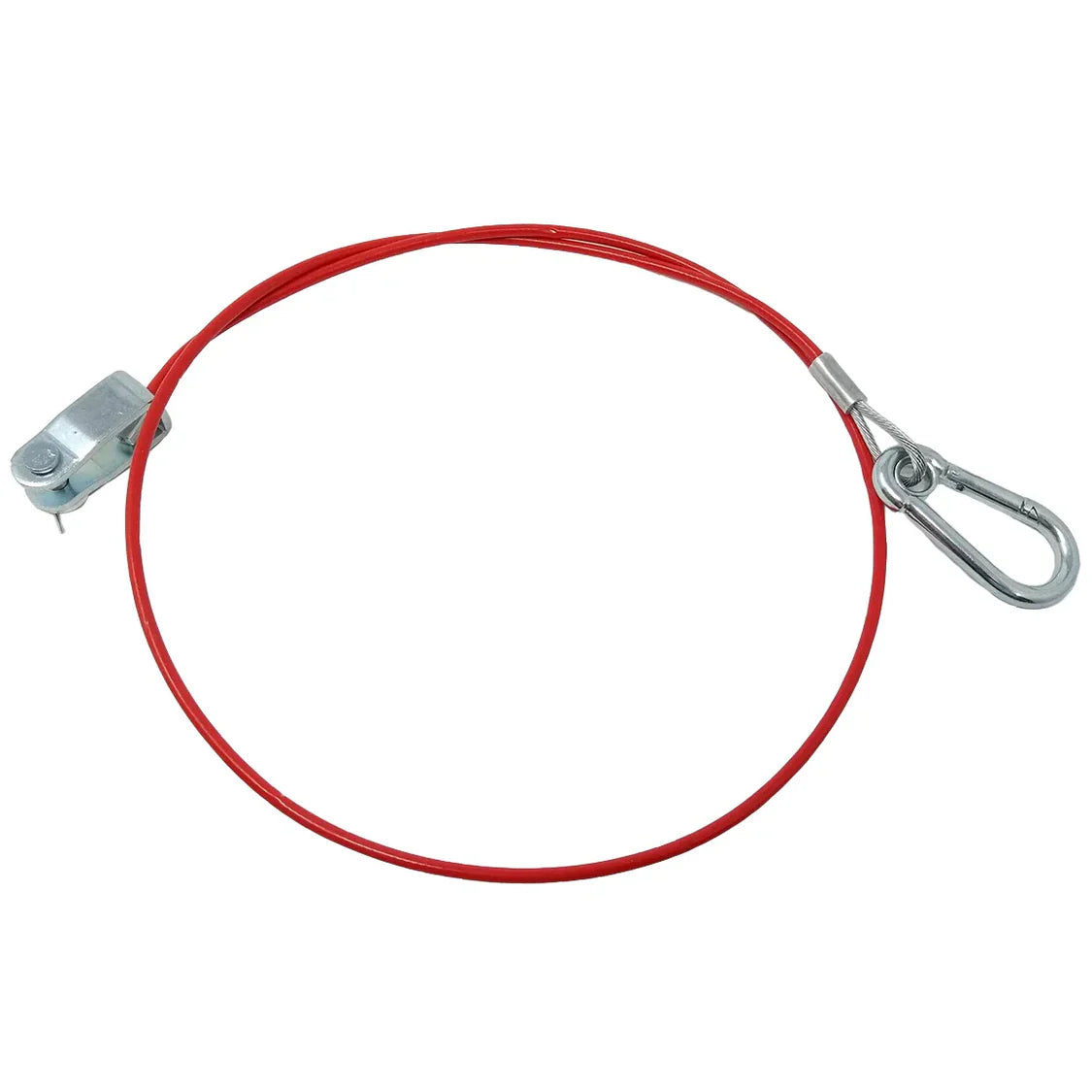 TRAILER BREAKAWAY SAFETY CABLE - 1M CLEVIS @ PIN