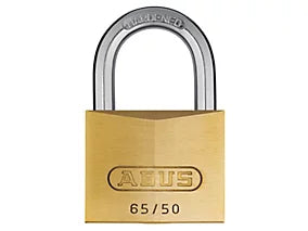 ABUS 65 SERIES BRASS 50MM PADLOCK KD CD