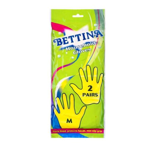 BETTINA HOUSEHOLD GLOVES MEDIUM 2PK