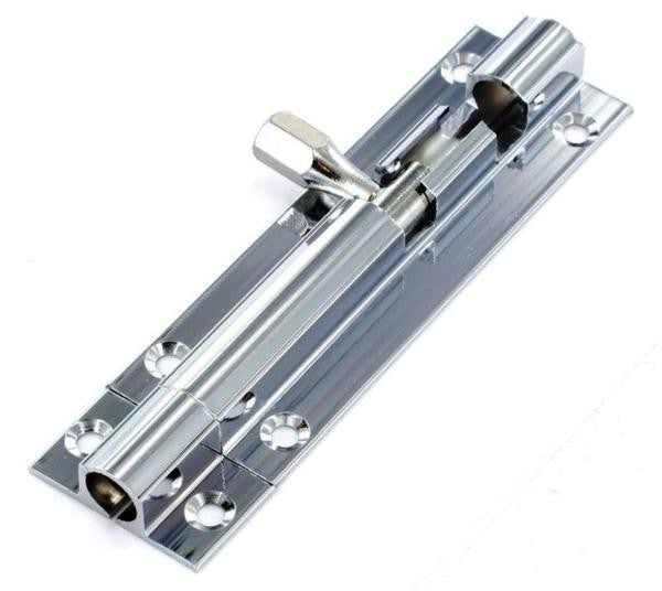 CHROME BARREL BOLT 3" H/D