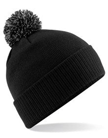 HEATHER GREY/BLACK B450 BEANIE