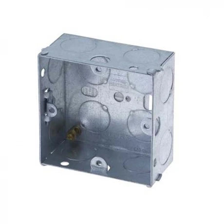 BG 1 GANG 35MM FLUSH METAL BOX - Watson Hire