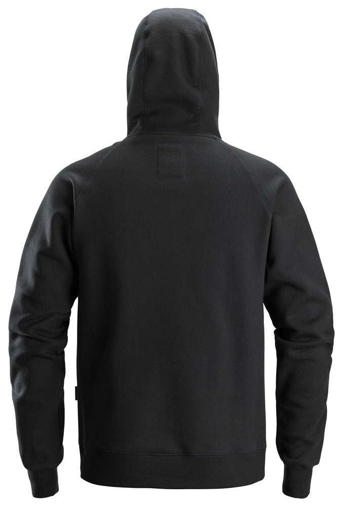 SNICKERS 2845 LOGO HOODIE - BLACK - EXTRA LARGE