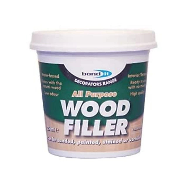BOND IT 1 PART WOOD FILLER WHITE 250ML