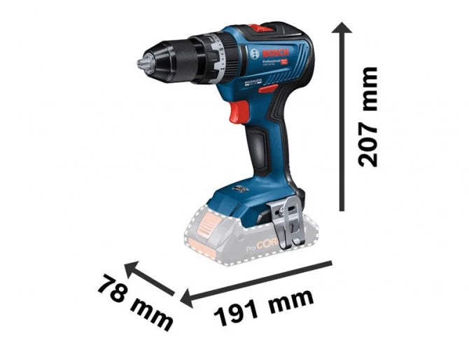 BOSCH GSB 18V-55 BRUSHLESS 18V COMBI DRILL (BARE UNIT)