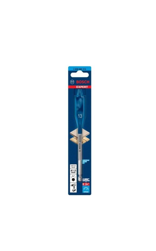 BOSCH FLAT WOOD BIT SELF CUT 13 X 152