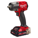 MILWAUKEE M18FMTIW2F12-302X 18V MID TORQUE IMPACT WRENCH KIT WITH 2X 3.0AH BATTERIES