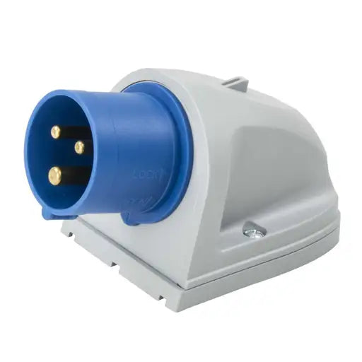 APPLIANCE INLET 16A 2P+E 240V IP44 WALL