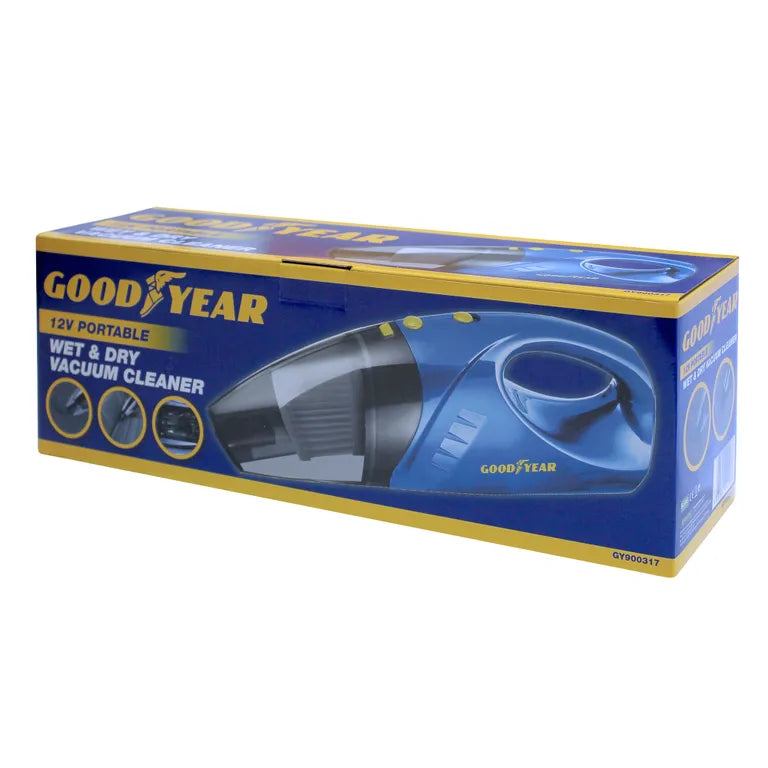 GOODYEAR WET & DRY 12V VACUUM CLEANER