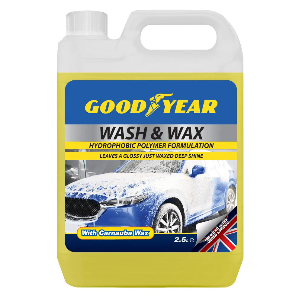 GOODYEAR WASH AND WAX HYDROPHOBIC POLYMER 2.5 LTR