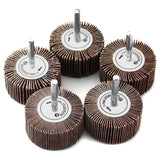 DEKTON 5PC MIXED GRIT 50 X 25MM FLAP WHEELS