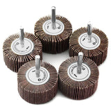 DEKTON 5PC MIXED GRIT 50 X 25MM FLAP WHEELS