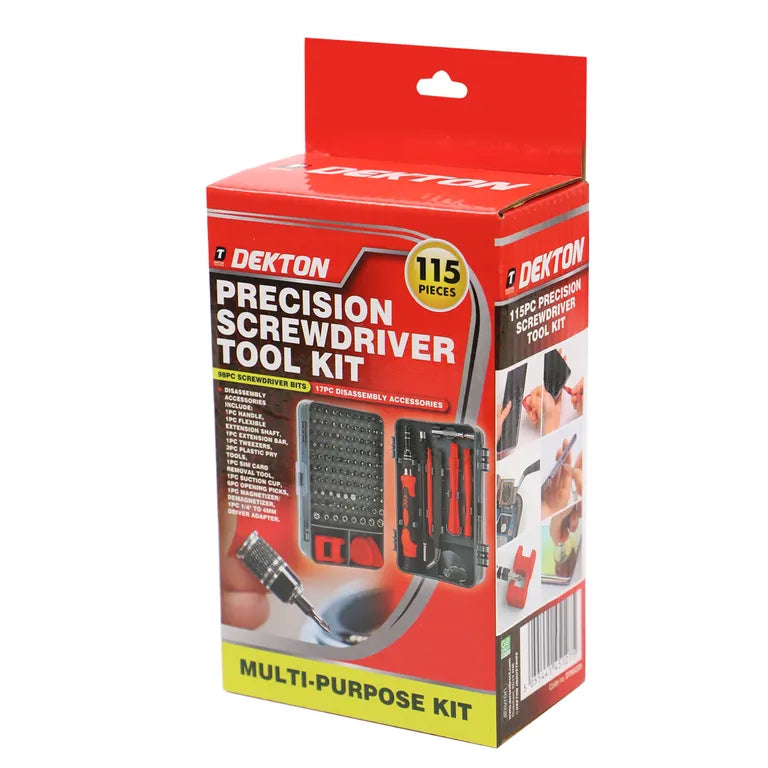 DEKTON 115PC PRECISION TOOL KIT