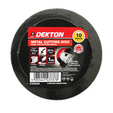 DEKTON 10 PC DEKTON 115MM CUTTING DISC METAL ULTRA THIN FLAT