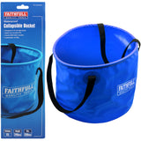 FAITHFULL WATERPROOF COLLAPSIBLE BUCKET 20L
