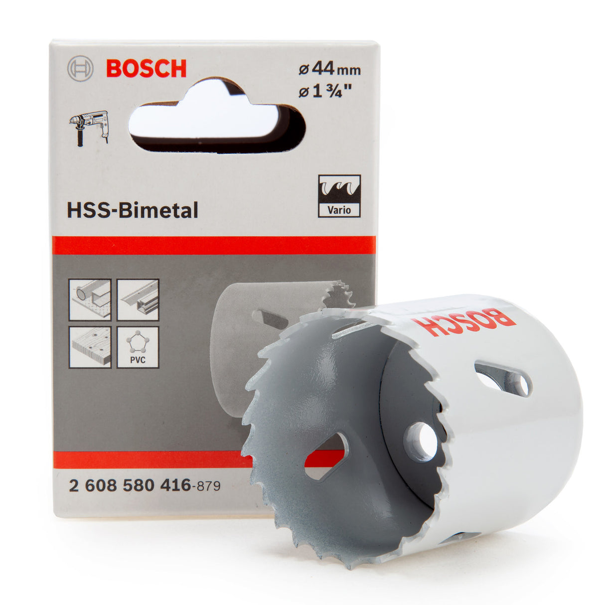 STANDARD HSS BI-METAL HOLESAW 44MM