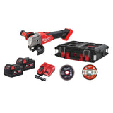MILWAUKEE M18FSAG125XB100P-502P 18V FUEL 125MM BRAKING GRINDER (2X5.0AH) WITH FREE DISCS