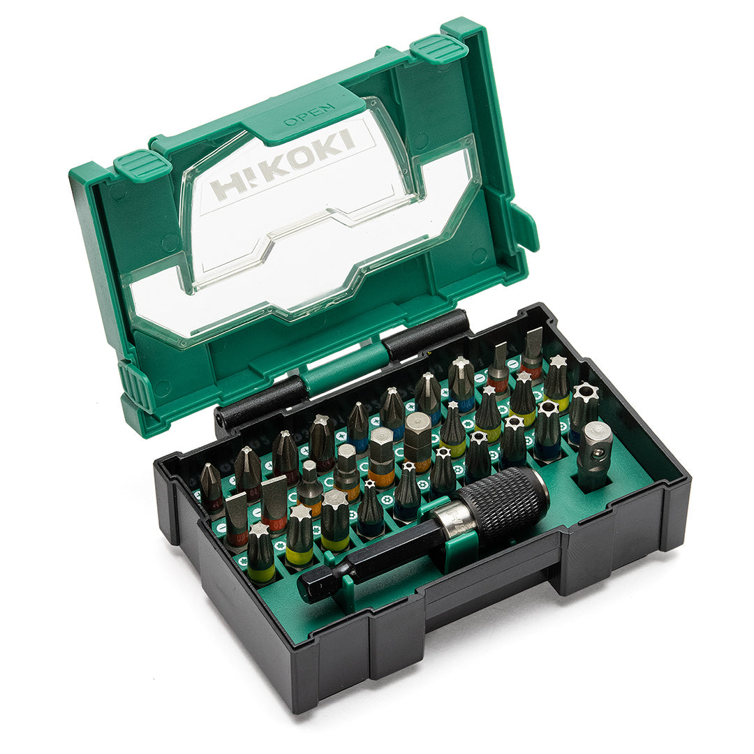 HIKOKI 32 PIECE RATCHET SCREWDRIVER BIT SET