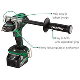 HIKOKI COMBI-DRILL 18V LI-LON BRUSHLESS 140NM @ 2X 5.0AH MULTIVOLT LI-ION BATTERIES
