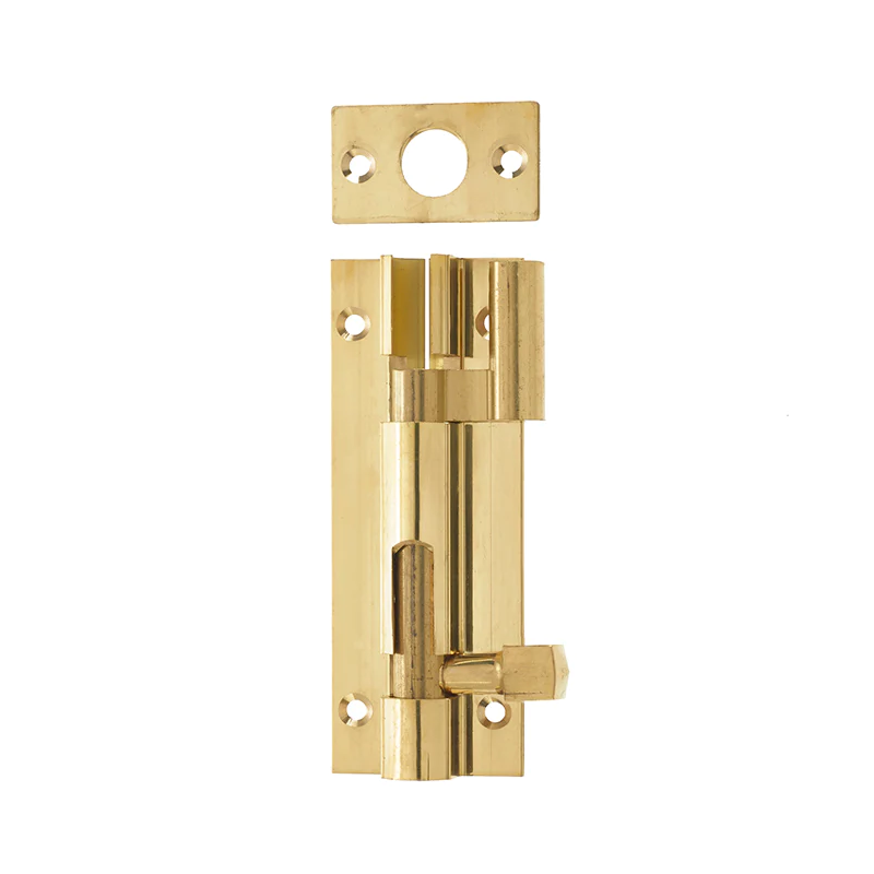 PREMIUM CHOICE 3" BRASS BARRELL BOLT NECKED