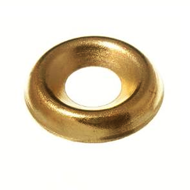 PREMIUM CHOICE 8g SURFACE SCREW CUP WASHER STEEL ELECTRO BRASSED