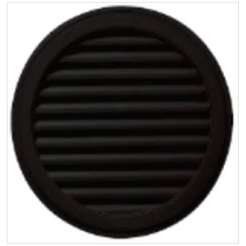 AIRFLOW CIRCULAR VENT BLACK 152MM