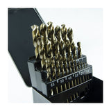 JEFFERSON 25PC M2 HSS COBALT DRILL BIT SET