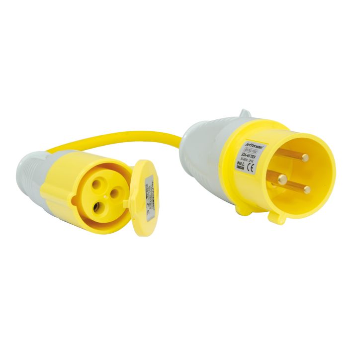 JEFFERSON 32A TO 16A YELLOW PONY / FLY LEAD