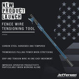 JEFFERSON FENCE WIRE TENSIONING TOOL