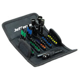 JEFFERSON 43 PIECE IMPACT SCREWDRIVER BIT SET AND DISPLAY SET