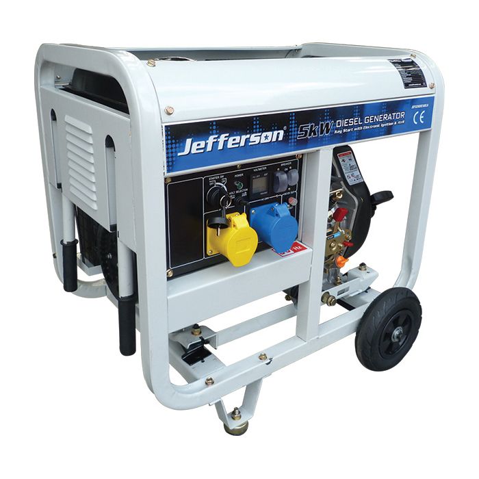 JEFFERSON 5.0KW Diesel Generator with Remote Start – Watson Hire
