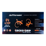 JEFFERSON ORANGE GECKO GRIP NITRILE GLOVES  50PC