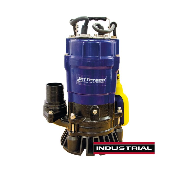 JEFFERSON INDUSTRIAL DIRTY WATER SUBMERSIBLE PUMP 210L/MIN 12M HEAD 230V