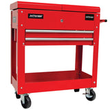JEFFERSON MOBILE TOOL & PARTS TROLLEY WITH SLIDING LID & DRAWERS