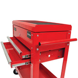 JEFFERSON MOBILE TOOL & PARTS TROLLEY WITH SLIDING LID & DRAWERS