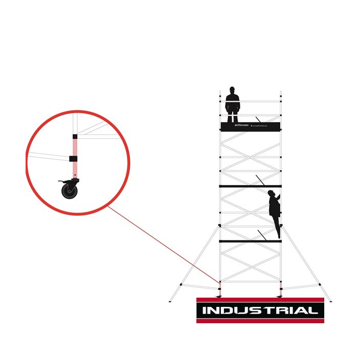 ADJUSTABLE LEG T/S JEFFERSON T620-3T TOWER