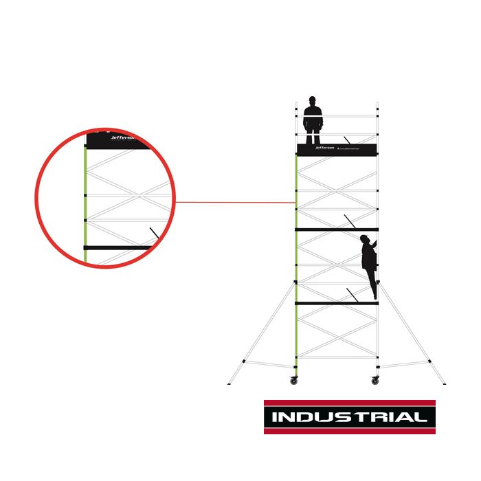 JEFFERSON 4 RUNG LADDER FRAME 1450 X 2000MM
