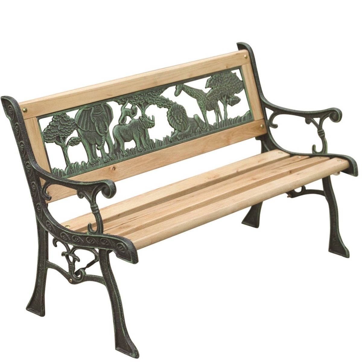 REDWOOD KIDS WOODEN GARDEN BENCH