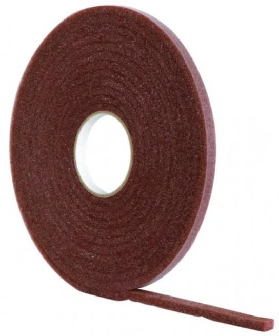 5m Brown Extra Wide PVC Foam Draught Exclude